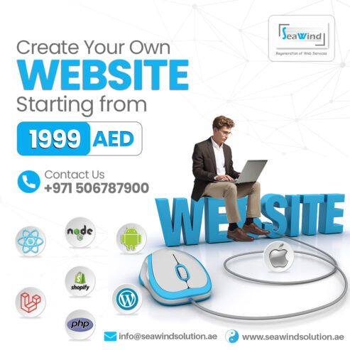 Boost your business’s online presence with our website packages starting at just 1999 AED!